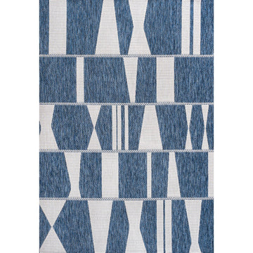 Odette Modern Geometric Abstract Two-tone Indoor/Outdoor Area Rug